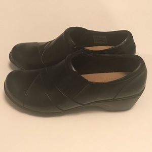Leather Slip On Clogs